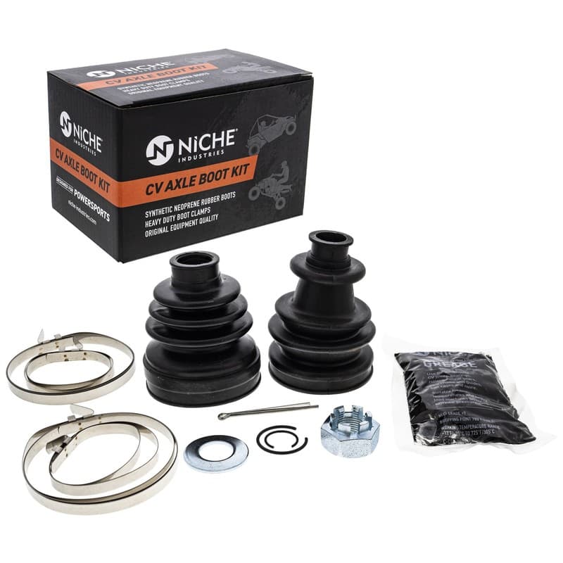 NICHE Front CV Axle Boot Kit for Polaris Ranger 1000 XP 2207702 2207701 UTV