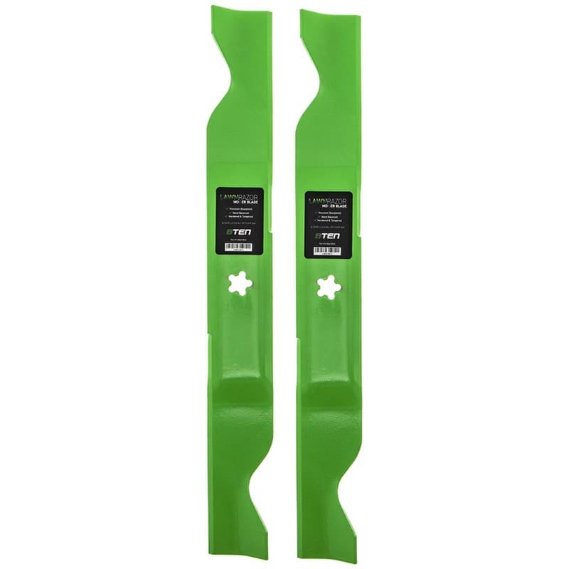LawnRAZOR Notched High Lift Blade Set for Poulan Pro PB195H46YT PP20VA46 2-Pack