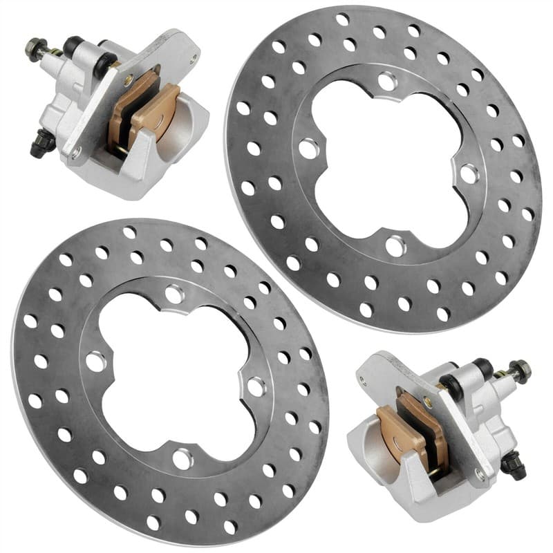 Front Brake Disc Rotor Caliper For Honda Rancher 420 TRX420FPA 4x4 AT 2010-2014