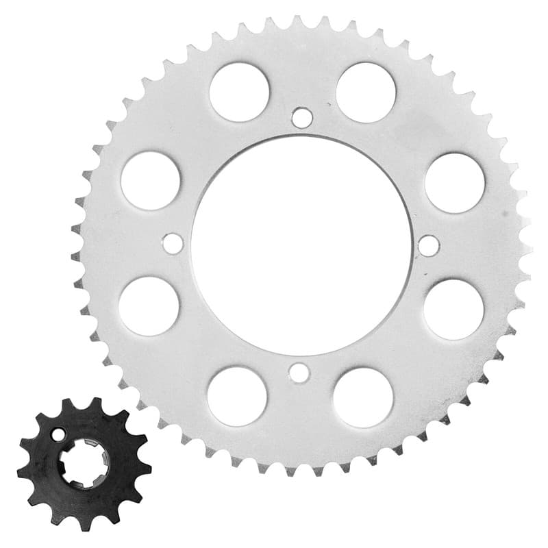 Front & Rear Sprockets Kit for Kawasaki KX100 1998-2016