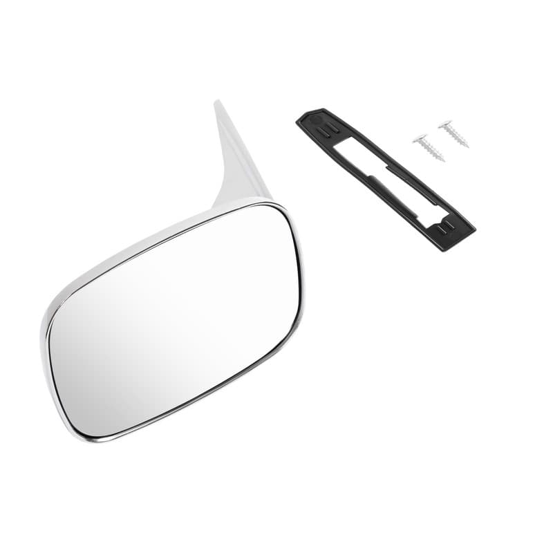 LH Outside Door Square Mirror For Chevrolet Station Wagon Impala El Camino 68-72