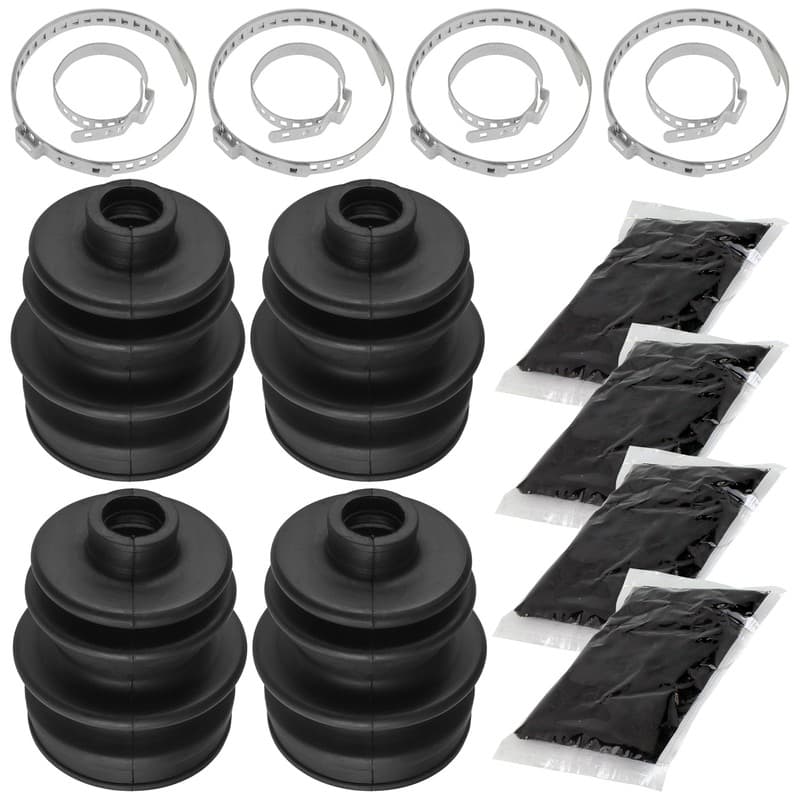 2 Rear Axle Inner Outer CV Boot Kit for Arctic Cat 700 4X4 2006-2010