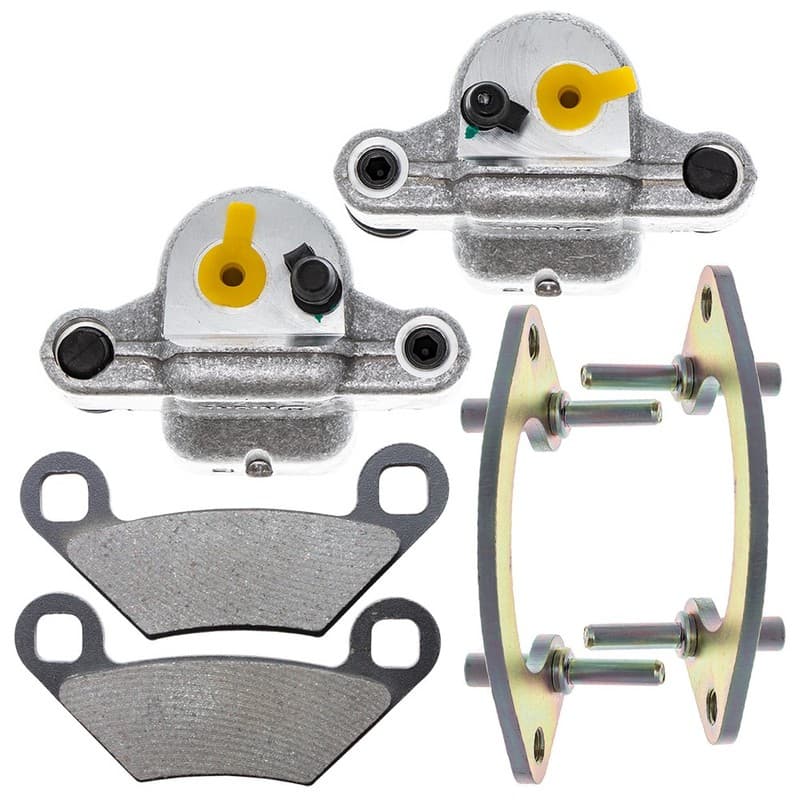 Front Left Right Brake Caliper Pad Set for Polaris Scrambler Sportsman 850