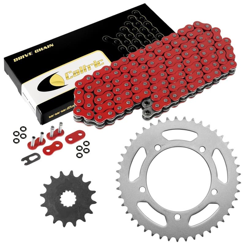 Red O-Ring Drive Chain & Sprockets Kit for Suzuki GSX-R600 GSXR600 2001-2005