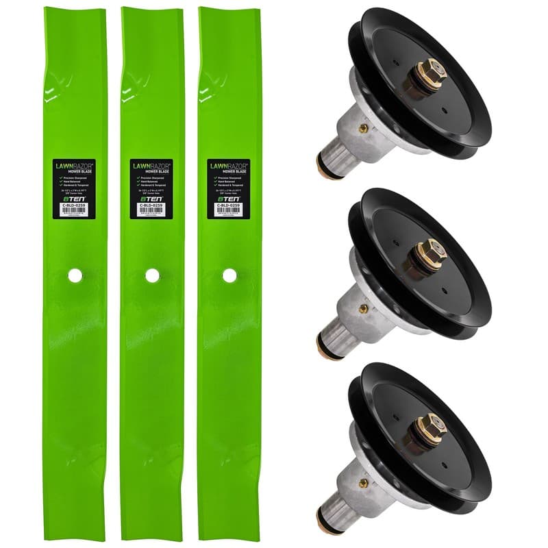 8TEN Blade Spindle Kit for Exmark Lazer Z XP XS LC AC 103-8323 72-Inch Deck