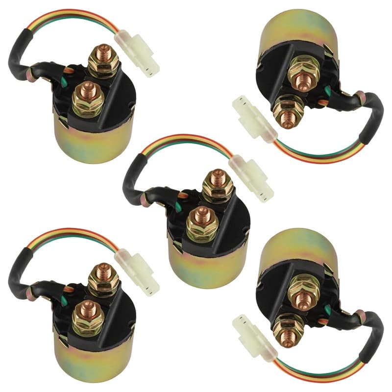 5x Starter Solenoid Relay for Honda TRX650FA TRX650FGA FourTrax Rincon 2003-2005