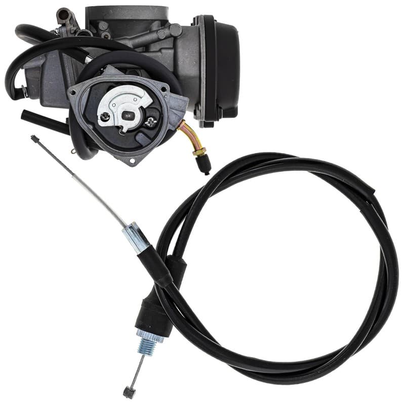 NICHE Carburetor Throttle Cable Kit for Yamaha Raptor 350 YFM350 5YT-14901-00-00