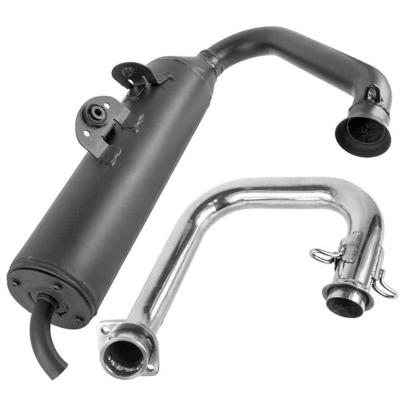 Exhaust Muffler and Pipe for Yamaha Viking VI YXC700 4X4 2015 2016 2017 - 2025