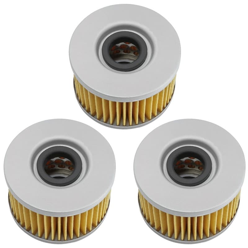 3 Pack Oil Filter for Honda Interceptor Vt250 VTR250 Spada 1988-1990