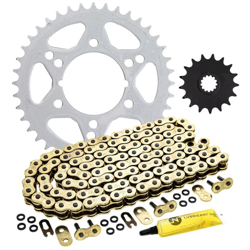 Sprocket Chain Set for Kawasaki Ninja ZX10R 17/40 Tooth 520 X-Ring Front Rear