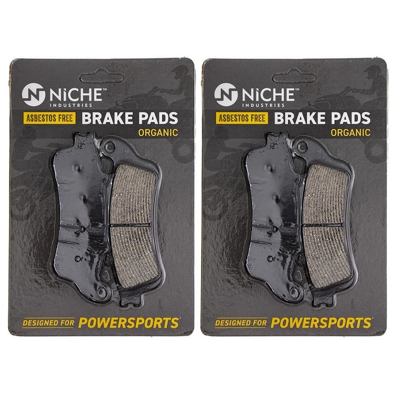 NICHE Brake Pad Set for Honda VTX1800S GL1800 ST1100 Front Rear Organic 2 Pack