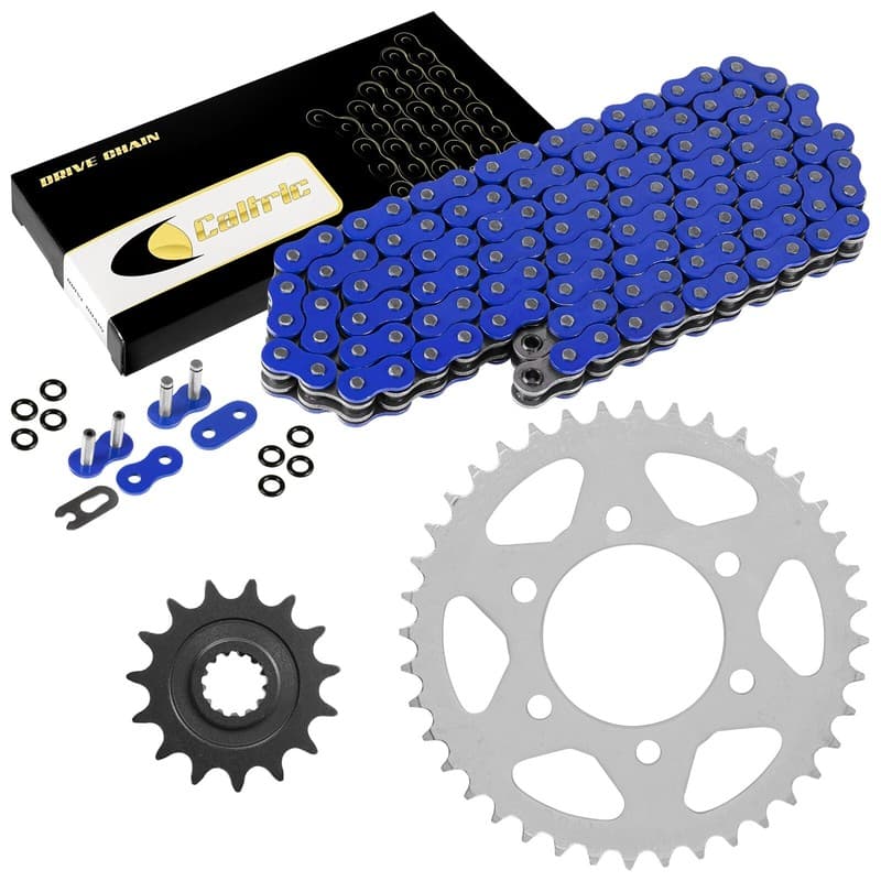 Blue O-Ring Drive Chain & Sprocket Kit for Kawasaki ZX1000 Ninja ZX-10R 06 07