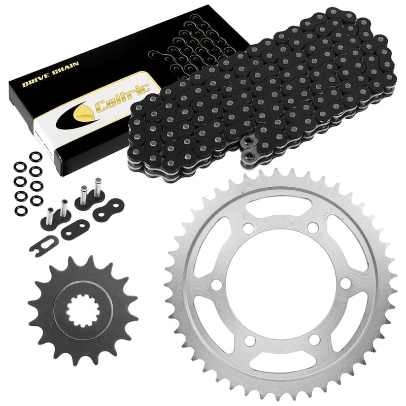 Black O-Ring Drive Chain & Sprocket Kit for Yamaha R6 YZF-R6 2006-2016