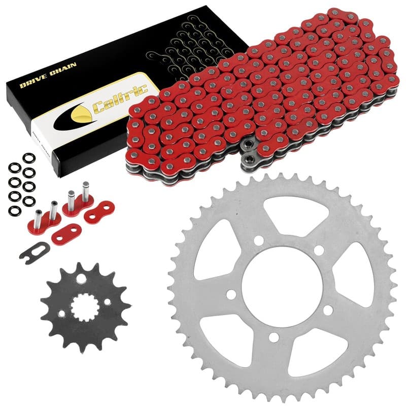 Red O-Ring Drive Chain & Sprockets Kit for Suzuki GSF600 Bandit E3 E3 1995-1999