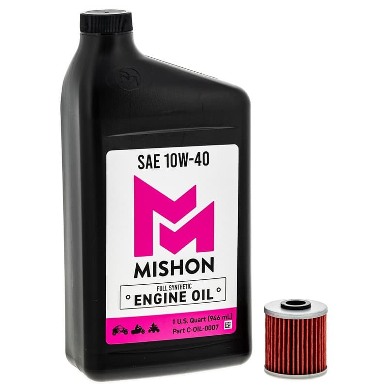 MISHON Engine Oil Change Kit for Kawasaki KX250F KX450F KX250 Suzuki RMZ250