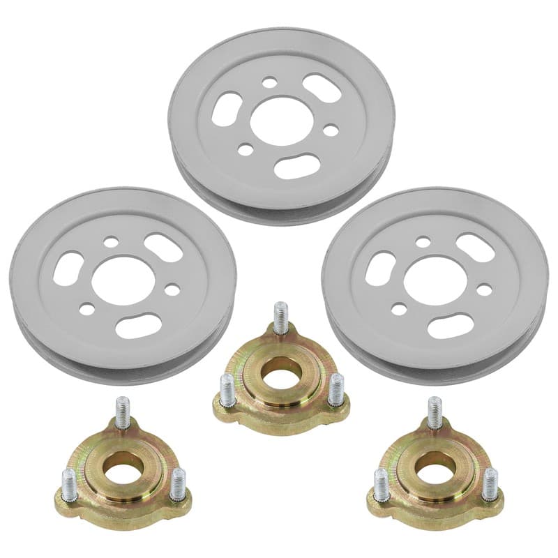 52" Deck Spindle Pulleys & Hubs w/ Studs for Toro GrandStand 79575 79589 74529