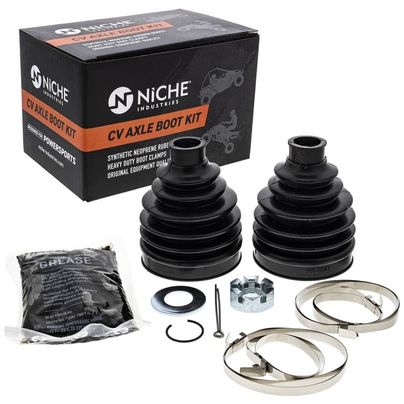 NICHE Front CV Axle Boot Kit for Polaris 2206538 2206536 Ranger Crew 570 UTV