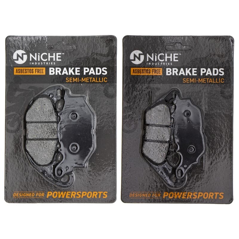 NICHE Brake Pad Set for Yamaha YZF R3 1WD-25805-00-00 Front Rear Semi-Metallic