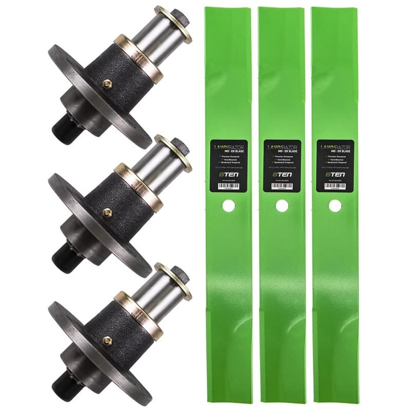 Deck Spindle & Mower Blade Kit for Scag Turf 61 Tiger Wildcat