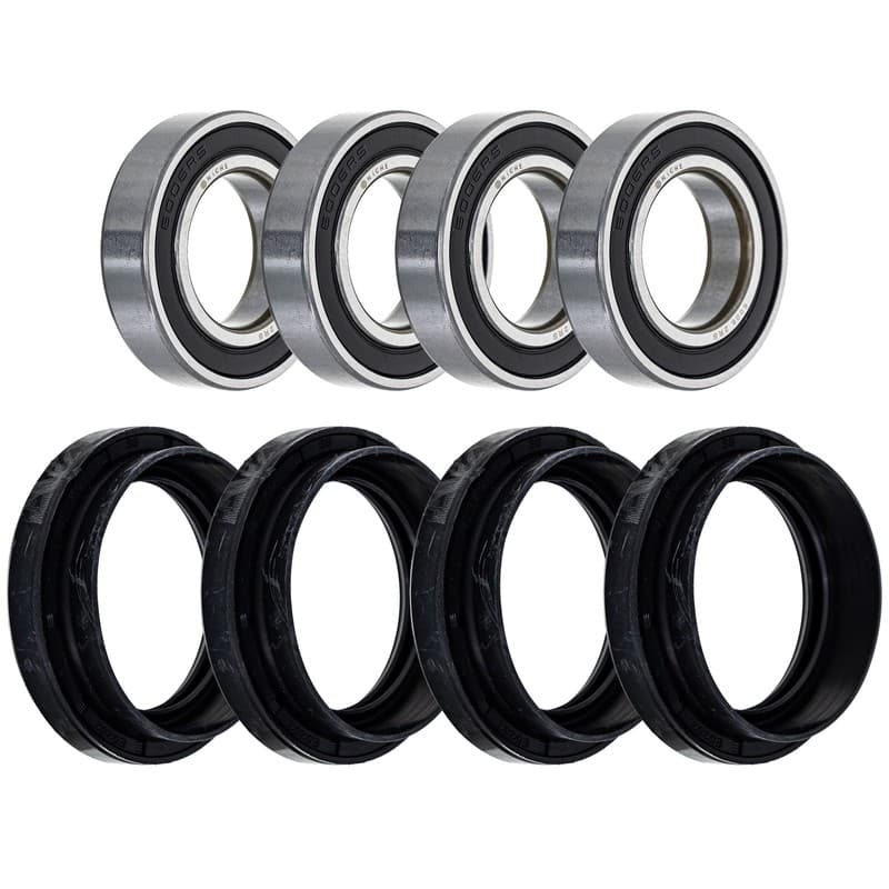 NICHE Wheel Bearing Seal Kit for Yamaha 2002 Grizzly 660 6006-2RS ATV
