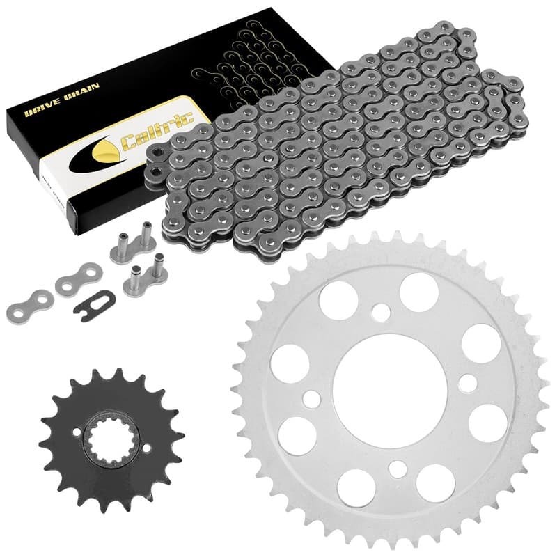 Drive Chain & Sprockets Kit for Honda CB750C Custom 1980 1981 1982 Steel