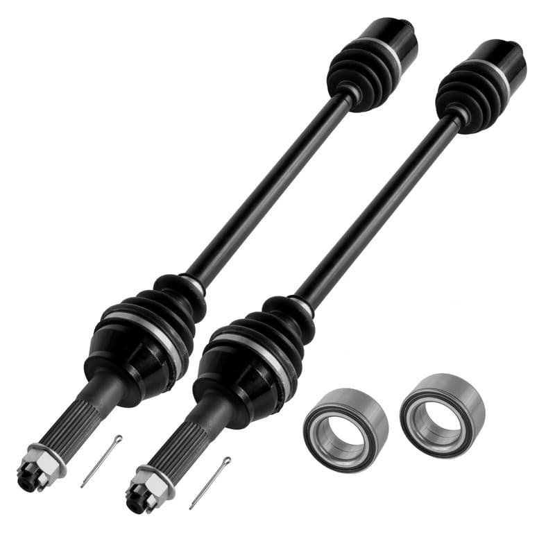 Rear Left & Right CV Joint Axle With Bearing For Polaris RZR 4 900 2014