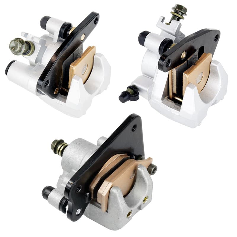 Front Rear Brake Caliper W/Pad For Yamaha Grizzly 400 450 YFM400FG YFM450FG 2007