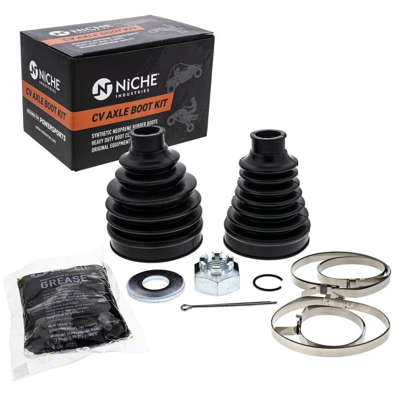 NICHE Front CV Axle Boot Kit for Can Am 715900299 Outlander 500 570 Renegade 500