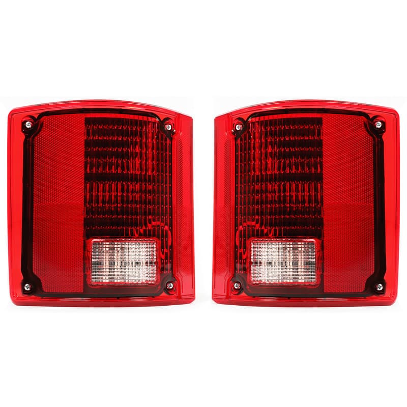 For 1973-1987 Chevrolet Pickup Truck Pair (2) Sequential Tail Lights LED Brake
