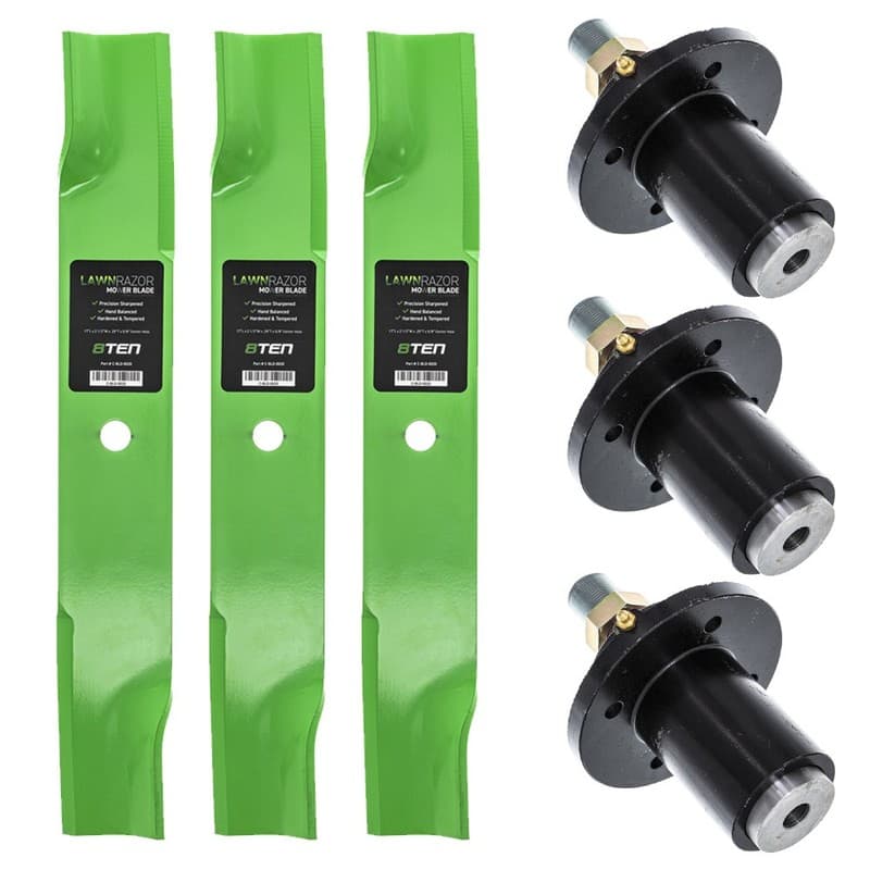 Spindle Air-Lift Blade Kit for Dixie Chopper 50 60 Inch Deck Classic Sidewinder