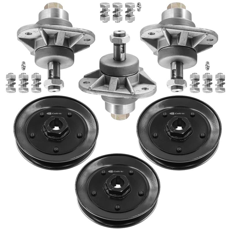 Caltric 759-3413 48" Deck Spindle & Pulley For Cub Cadet 2518-48