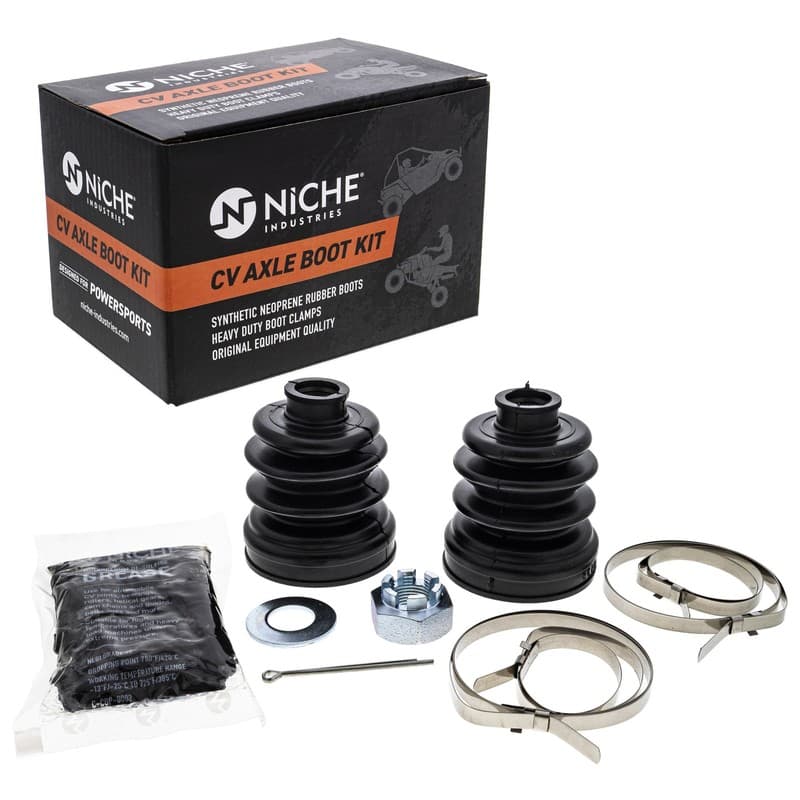 NICHE Front Rear CV Axle Boot Kit for Polaris Sportsman 400 Hawkeye 300 2203170
