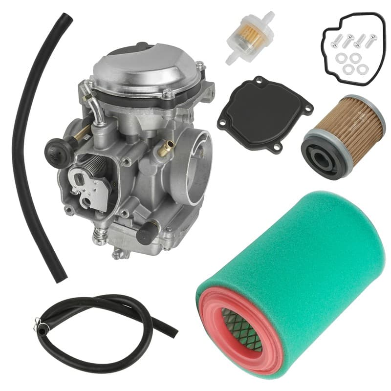 Caltric Air Filter Kit & Carburetor For Yamaha Bear Tracker 250 YFM250X 1999-04
