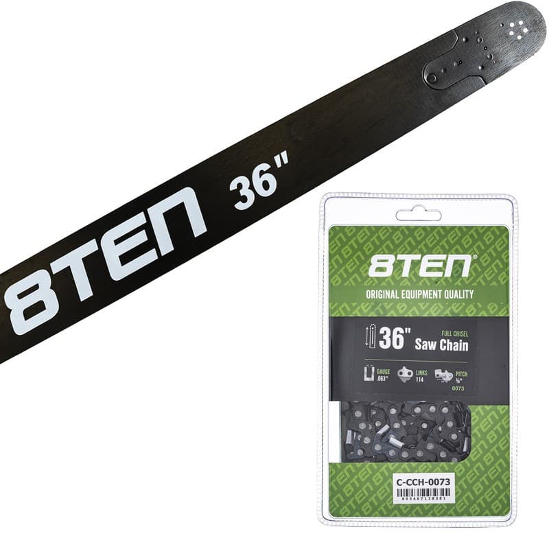 8TEN 36" Chainsaw Guide Bar & Chain .063 3/8 114DL for Stihl MS660 30030006053