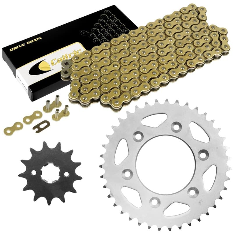 Drive Chain & Sprockets Kit for Honda TR200 FATCat 1986 1987