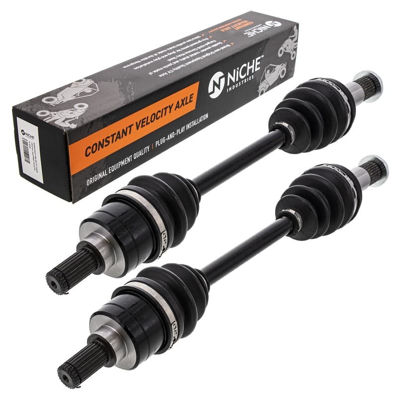 NICHE Rear CV Axle Drive Shaft for Yamaha Grizzly700 3B4-2518E-10-00 2 Pack