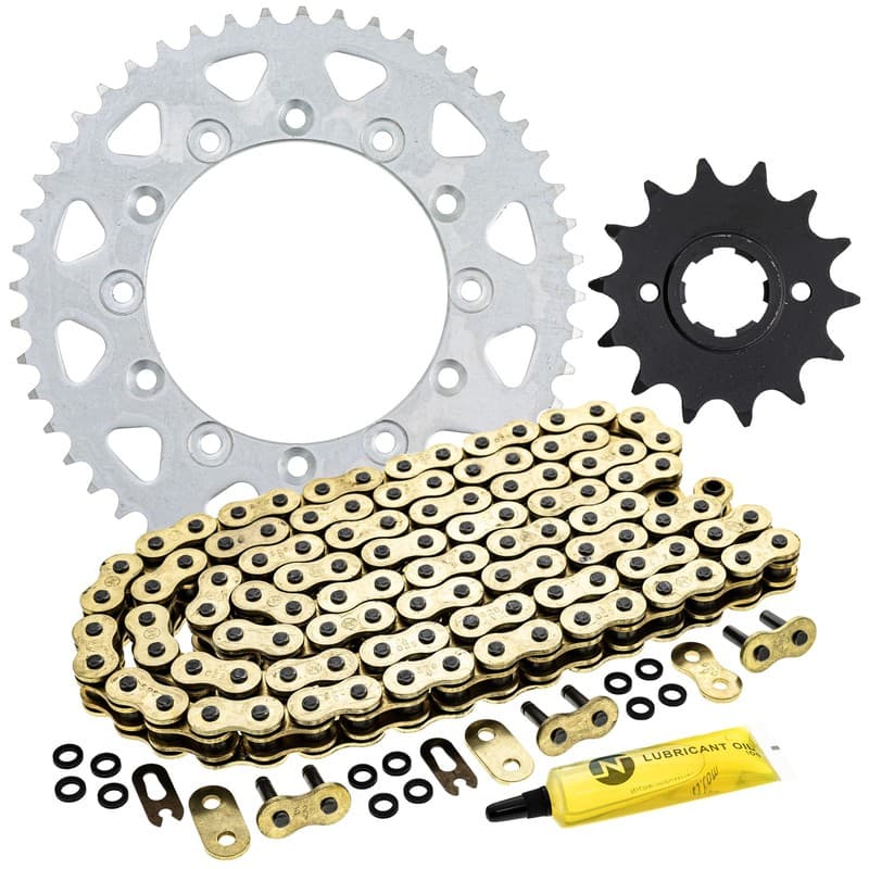 Sprocket Chain Set for Honda XR500R 14/48 Tooth 520 X-Ring Front Rear Combo Kit