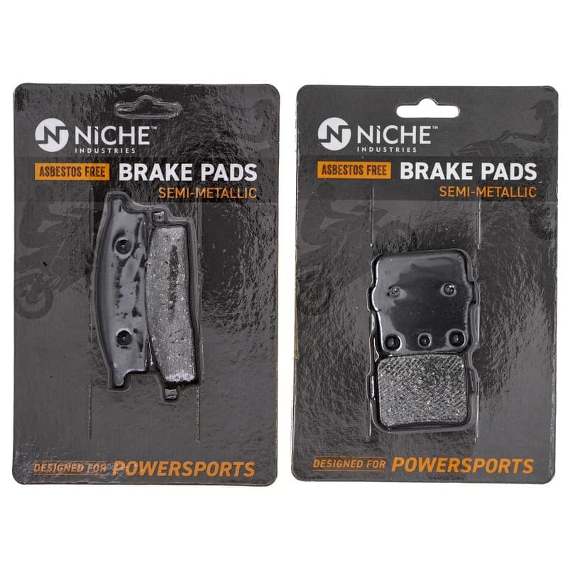 NICHE Brake Pad Set for Yamaha YZ80 YZ85 5PA-W0045-00-00 Semi-Metallic Complete