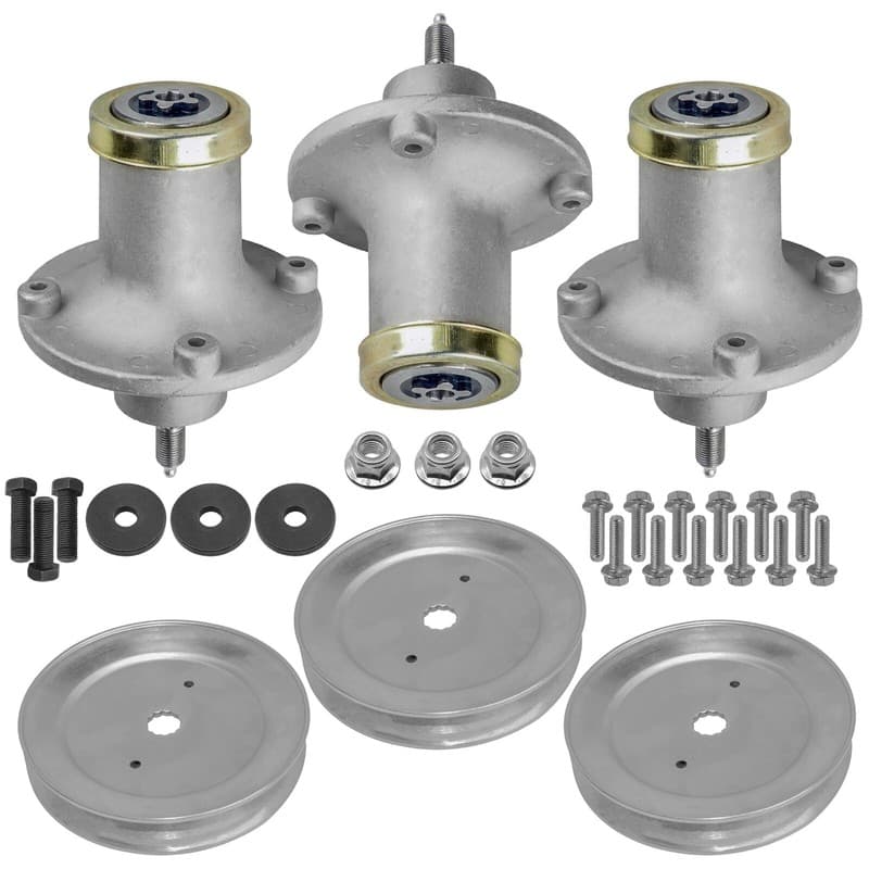 Caltric 618-06981 918-069 532112171 Spindle & Pulley For Husqvarna Dixon 48" 52"