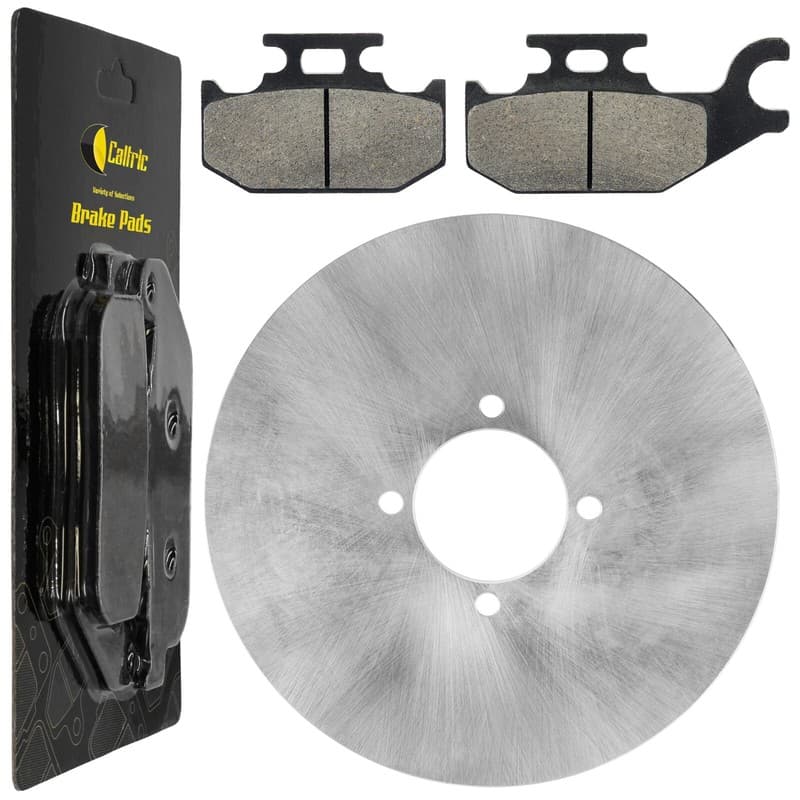 Rear Brake Disc Rotor w/ Pads fits Yamaha Wolverine 450 YFM450FX 4X4 2006 - 2010