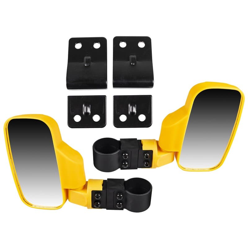 NICHE Yellow Side View Mirror Pro-Fit Set for John Deere Gator HPX XUV 550 825i