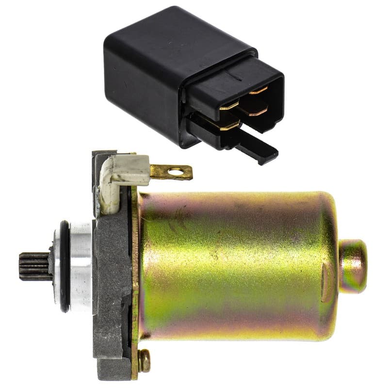NICHE Starter Motor Solenoid Kit for Honda Elite 50S 50SR 31210-GR1-014 Scooter