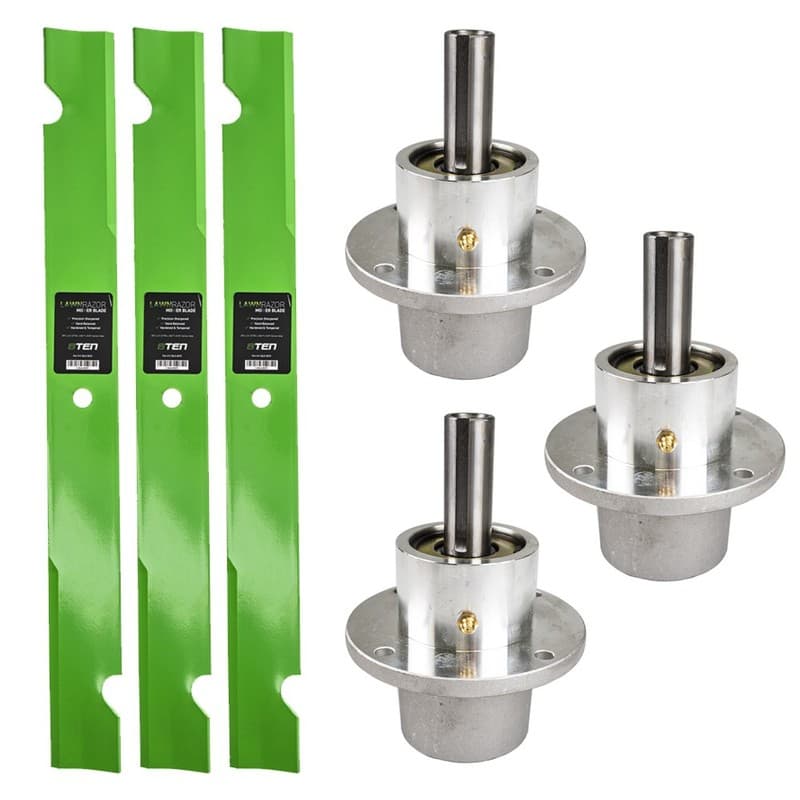 Spindle Notched High Lift Blade for 72 Inch Cut Deck IS5100Z 5000/72 5000/72R