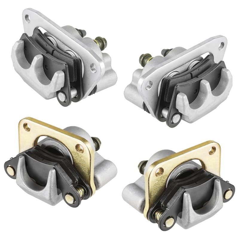 Front Rear Left Right Brake Caliper w/ Pads fits Polaris RZR 800 EFI 2008 - 2014