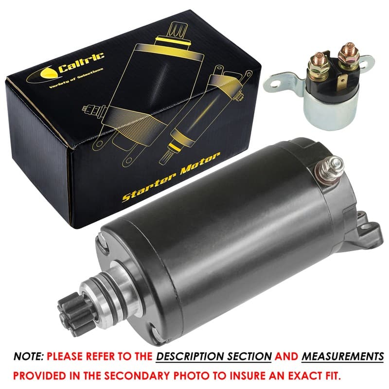 Starter And Relay Solenoid for Bombardier Can-Am Quest 500 4X4 2002-2004