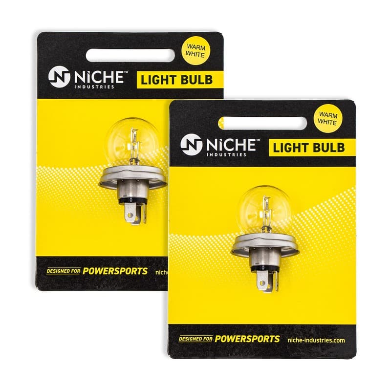 NICHE R2 Headlight Bulb for Yamaha XT250 XT350 Motorcycles 2 Pack