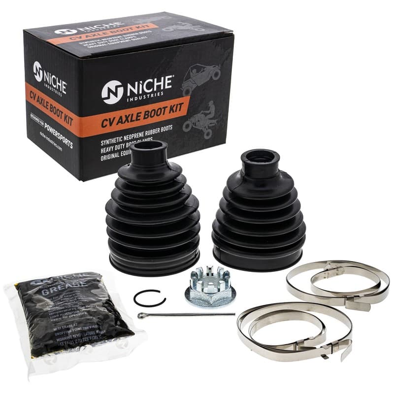 NICHE Rear CV Axle Boot Kit for Honda Rancher 420 foreman Rubicon 500 ATV