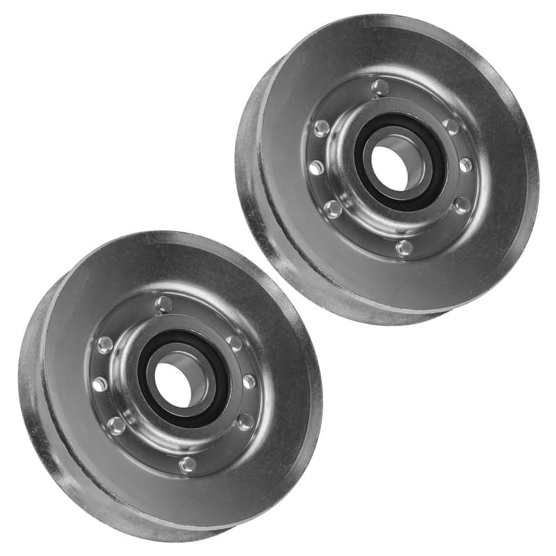 2 V-Idler Pulley For John Deere Z530R Z535M Z540M Z540R Z645 Z655 Z750E AM118447