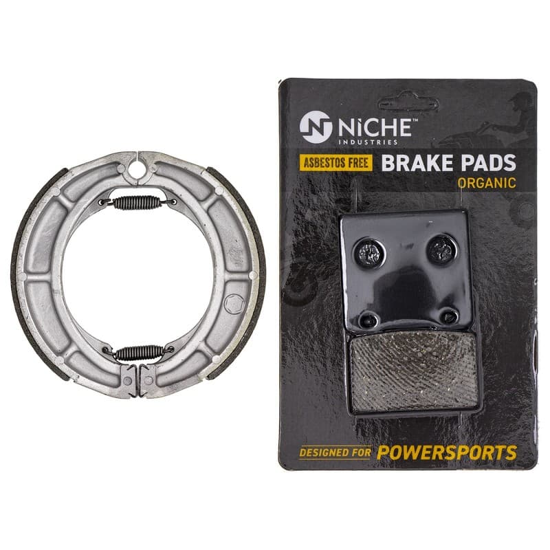 NICHE Brake Pad with Shoe Set for Suzuki Intruder 800 700 750 Front Rear Organic