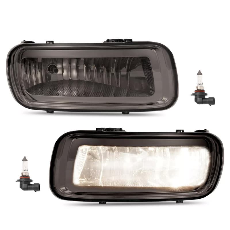 For Ford F-150 2004-2006 Smoke Lens Front Fog Lights W/ Bulbs Left & Right